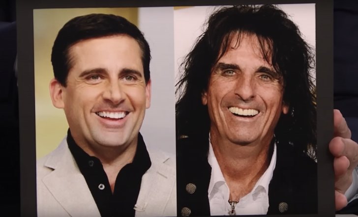 Is Steve Carell Alice Cooper's son?